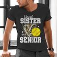 Proud Sister Of A 2026 Senior Softball Graduation Leopard Men's V-Neck T-Shirt