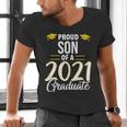 Proud Son Of A 2021 Graduate Graduation Clothes MBA PhD Men's V-Neck T-Shirt