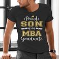 Proud Son Of 2023 Class MBA Graduate Family Graduation Men's V-Neck T-Shirt