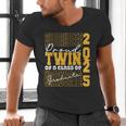 Proud Twin Of a 2025 Graduate Grad Prom Graduation Squad 25 Men's V-Neck T-Shirt