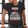 Proud Uncle Of A 2023 Senior Class Of 2023 Graduation Men's V-Neck T-Shirt