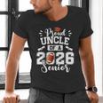 Proud Uncle Of A 2026 Senior Football Graduation Men's V-Neck T-Shirt