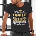 Proud Uncle Of Kindergarten Graduate 2023 Graduation Uncle Men's V-Neck T-Shirt