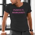 Punch It Margaret Vintage Retro 1980's Nostalgia Men's V-Neck T-Shirt