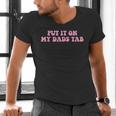 Put It On My Dads Tab Men's V-Neck T-Shirt
