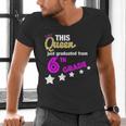 Queen 6th Grade Graduation For Girls Men's V-Neck T-Shirt
