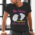 This Queen Mastered It Masters Graduation Class Of 2026 Men's V-Neck T-Shirt