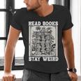 Read Books Stay Weird Introvert Book Lover Book Men's V-Neck T-Shirt
