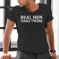 Real Men Make Twins T-Shirt Twin Dad Humor Tee Men's V-Neck T-Shirt Real Men Make Twins T-Shirt Twin Dad Humor Tee Men's V-Neck T-Shirt