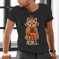 Red Panda Introvert For Red Pandas Fan Men's V-Neck T-Shirt
