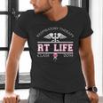 Respiratory Therapist Graduation Class Of 2018 Pink RT Life Men's V-Neck T-Shirt