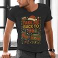 Retro 90s 80s Baby Christmas Holiday Nostalgia Men's V-Neck T-Shirt Retro 90s 80s Baby Christmas Holiday Nostalgia Men's V-Neck T-Shirt