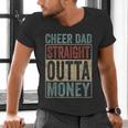 Retro Cheer Dad Straight Outta Money Men's V-Neck T-Shirt Retro Cheer Dad Straight Outta Money Men's V-Neck T-Shirt