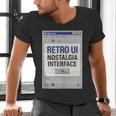 Retro Computer Dialog Box 90s Desktop Interface Nostalgia Men's V-Neck T-Shirt