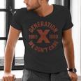 Retro Gen X 1965-1980 Sarcastic Nostalgia Graphic Men's V-Neck T-Shirt