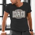 Retro Old Camo Dad Camouflage Hunting Season Father's Day Men's V-Neck T-Shirt