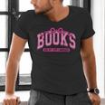 Retro Pink Coquette Bow Valentine Book Lover Varsity Men's V-Neck T-Shirt