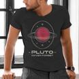 Retro Pluto Never Forget Classic Planet Pluto Nostalgia Men's V-Neck T-Shirt Retro Pluto Never Forget Classic Planet Pluto Nostalgia Men's V-Neck T-Shirt