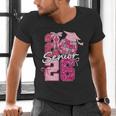 Retro Senior 2026 Coquette Bow Graduation Class Of 2026 Men's V-Neck T-Shirt