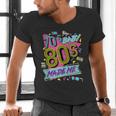 Retro Vintage 70's Baby 80's Made Me Nostalgia Classic Men's V-Neck T-Shirt