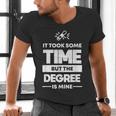 Returning Adult College Graduation T-Shirt Men's V-Neck T-Shirt
