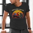 This Is How I Rolled Retro Toys Big Wheel Tricycle Nostalgia Men's V-Neck T-Shirt