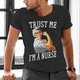Rosie Riveter Nurse Shirt Nurse Graduation Shirt Men's V-Neck T-Shirt