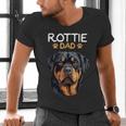 Rottie Dad Rottweiler Dog Men's V-Neck T-Shirt