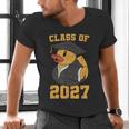 Rubber Duck Class Of 2027 Senior 2027 Graduation Year Senior Men's V-Neck T-Shirt
