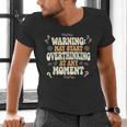 Sarcastic For Deep Thinkers Introverts Groovy Men's V-Neck T-Shirt