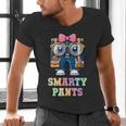 Sarcastic Little MISS SMARTY PANTS Graduation Alumni Game On Men's V-Neck T-Shirt