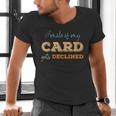 Sarcastic Shopper Introvert Shopaholic Shopping Humor Men's V-Neck T-Shirt