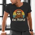 Sarcastic Sloth Introvert Anti Social Men's V-Neck T-Shirt