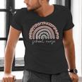 School Nurse Appreciation Rainbow Graduation Medical Nursing Men's V-Neck T-Shirt