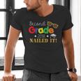 Second 2nd Grade 2018 Nailed It Graduation Shirt Men's V-Neck T-Shirt