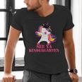 See Ya Kindergarten DABBING Unicorn Graduation Meme Men's V-Neck T-Shirt