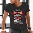 Semi Truck Driver For Truckers And Dads Small Men's V-Neck T-Shirt