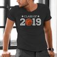 Senior 2019 Basketball Shirt Graduation Class Of 2019 Stars Men's V-Neck T-Shirt