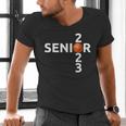 Senior 2023 Basketball Graduation Party Men's V-Neck T-Shirt