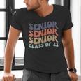 SENIOR 2023 Retro Class Of 2023 Seniors Graduation 23 Hippie Men's V-Neck T-Shirt