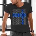 Senior 2024 Graphic Class Of 2024 Graduation Graphic Men's V-Neck T-Shirt