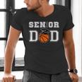 Senior 2026 Dad Basketball Graduation Men's V-Neck T-Shirt