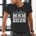 Senior 2026 Wrestling Mom Proud Senior 2026 Mom Graduation Men's V-Neck T-Shirt