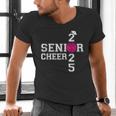 Senior Cheerleader Cheer Class Of 2025 Graduation Graduate Men's V-Neck T-Shirt