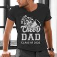 Senior Cheerleader Dad Cheer Class Of 2026 Graduation Men Men's V-Neck T-Shirt