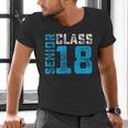 Senior Class 18 Shirt Graduation Apparel T-Shirt Men's V-Neck T-Shirt