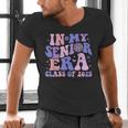 In My Senior Era Class Of 2025 Groovy Senior 2025 Graduation Men's V-Neck T-Shirt