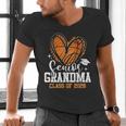Senior Grandma Class Of 2026 Basketball Graduation Heart Men's V-Neck T-Shirt