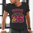 Senior Mom 2026 Proud Senior Mom Class Of 26 For Graduation Men's V-Neck T-Shirt