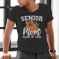 Senior Mom Class Of 2026 Coquette Bow Basketball Graduation Men's V-Neck T-Shirt